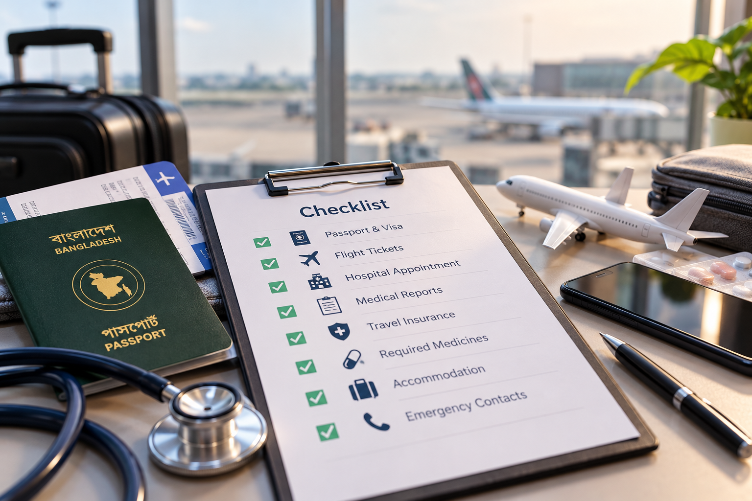 Your Checklist Before Travelling Abroad for Treatment
